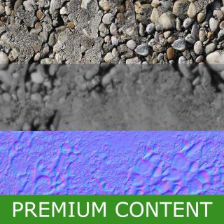 Seamless Textures of Concrete + Normal & Bump Mapping